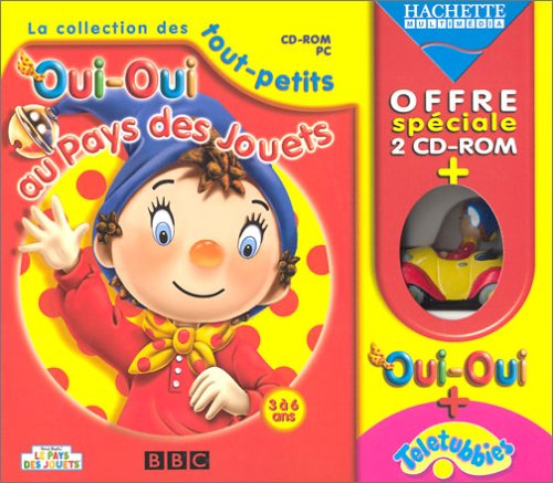 Coffre Oui-Oui 1 et Télétubbies 1 + Figurine