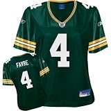 Women`s Green Bay Packers #4 Brett Favre Team Premier Jersey