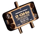 Monster Cable TGHZ-2RF Two Gigahertz Low-Loss RF Splitters For TV & Satellite 2-Way 2 Gigahertz RF Splitter