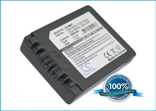 Power2tek Battery for Panasonic Lumix DMC-FZ3B, Lumix DMC-FZ3EG-S, Lumix DMC-FZ4EG-S +Free External USB Power