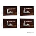 Andaz Press Personalized Food Station Buffet Table Tent Place Cards, Rustic Wood Print, 20-Pack, Custom Made Any Text