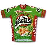 World Jersey's Men's Kellogg's Apple Jacks Short Sleeve Cycling Jersey
