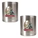San Francisco 49ers NFL 2pc Stainless Steel Can Holder Set- Helmet Logo