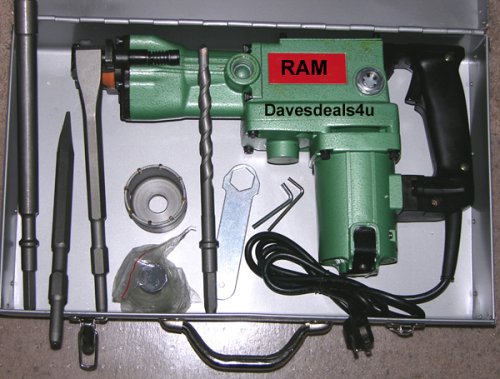 1-1/2 INCH INDUSTRIAL ROTARY SDS HAMMER DRILL WITH METAL CASE