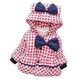 子供の女の子1-3歳の赤ちゃんのコットンコート冬暖かいジャケット・アウターウェア