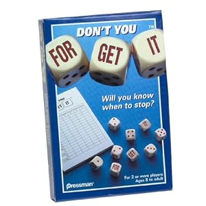 Don't You Forget It Dice Game by Pressman Toy