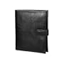 Derek Alexander Leather Note Pad Holder - Black