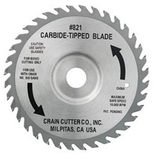Crain Cutter 821C 6-1/2-Inch 36 Tooth Wood Saw Blade for 550C Inside Corner Saw