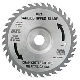 Crain Cutter 821C 6-1 2-Inch 36 Tooth Wood Saw Blade for 550C Inside Corner Saw by Crain Cutter