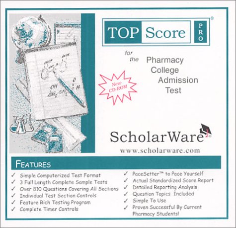 Pharmacy College Admission Test (PCAT) Sample Tests and Guide, TopScore Pro for the PCAT