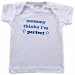 Luvable Friends Tee Top Mommy Thinks I'M Perfect, Boy