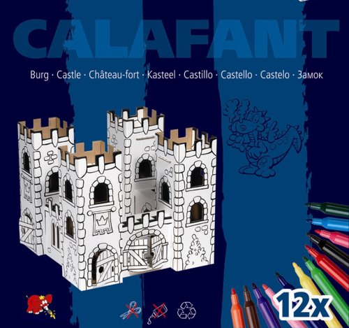 MS Importhandel und Agentur B 2601x - Bastellpack.Burg Drachenstein, Wellpappe Preisvergleich