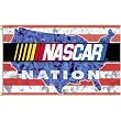 NASCAR Nation NASCAR 3' x 5' Single Sided Banner Flag