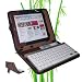 TrendyDigital PadGear (TM) Plus Genuine Leather Folio Case for Apple New iPad / iPad 3, with Viewing Stand and Pocket for Apple Wireless Keyboard (Wireless Keyboard is not included) (Brown)