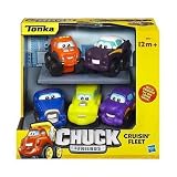 Tonka Wheel Pals ~ Chuck & Pals Cruisin' Fleet 5 Car Pack - Squeeze & Roll.IMAGE