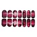 YESURPRISE New Trendy 1pack 3D Beautiful Landscape Nail Art Tips Pack Decal Wrap Water Tattoo Noctilucent Transfer Stickers DIY Decoration Fashion Xmas Gift #3