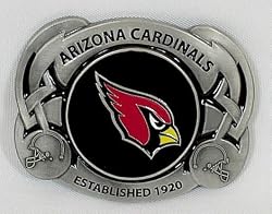 Arizona Cardinals (Commemorative Edition) Enamel Pewter Buckle, NFL Football Buckle