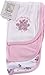 3-Pack Burp Cloths in Pink