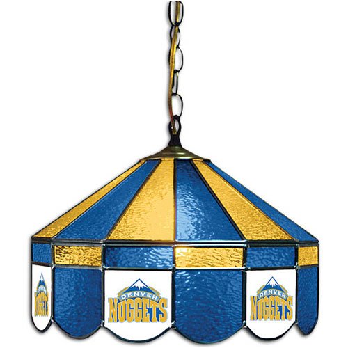 Nuggets Imperial NBA Stained Glass Pub Light