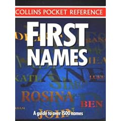 First Names (Collins pocket reference)