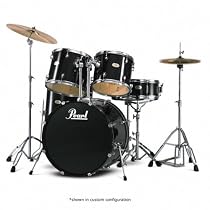 Pearl FX Forum 5 Piece Standard Shell Set Black