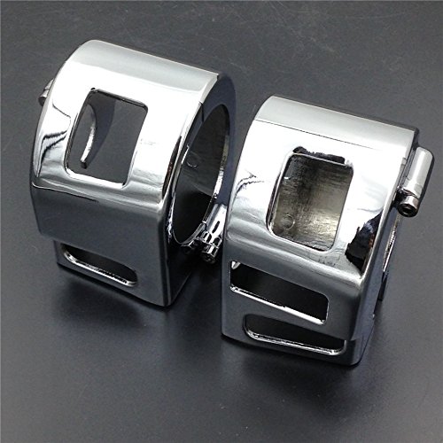 Motorcycle Chrome Switch Housing Cover For Yamaha V-Star Xvs 650 Classic Silverado Models