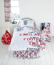 Zap England White Urban Duvet Cover & Pillowcase Set, Single