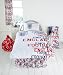 England White Graffiti Curtains 66 x 72