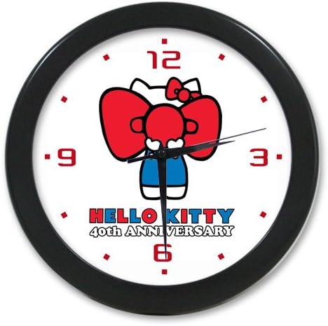 Supreme Dance ! Personalized Custom Hello Kitty 9.65" elegant wall clock for Home Decoration And Unique Gift Fashion Style The best you need!