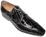 David Eden Mens Stylish Genuine Alligator Skin Lace-up Shoes Arlin