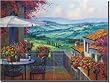 "Tuscany Forever" by Mikki Senkarik - Ceramic Tile Mural 12.75" x 17" Kitchen Shower Backsplash