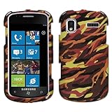 Samsung i917 i-917 Focus Military Army Desert Yellow Camouflage Design Snap ....