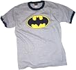 Batman Classic Logo Adult Ringer T-Shirt