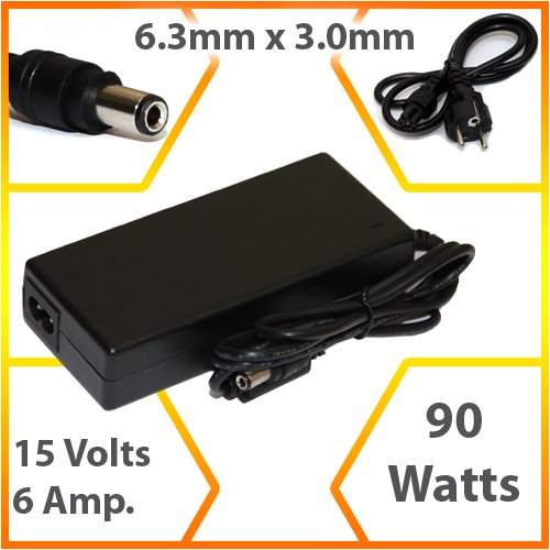 Alimentation – Chargeur – Adaptateur secteur compatible pour ordinateur portable TOSHIBA Satellite A100-763 ( 90 Watts ) – ST004B