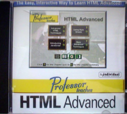 Professor teaches HTML Advanced