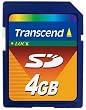 Transcend - Flash memory card - 4 GB - SD Memory Card