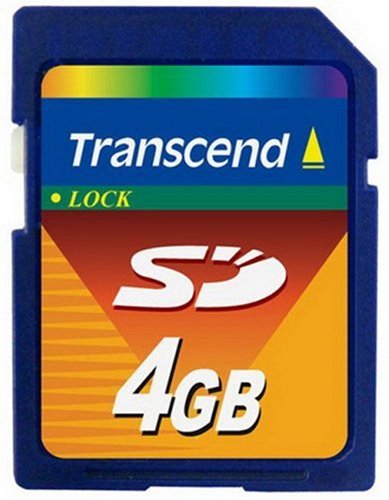 Transcend - Flash memory card - 4 GB - SD Memory Card