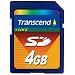 Transcend - Flash memory card - 4 GB - SD Memory Card