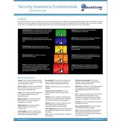 Computer & Network Security Fundamentals Quick Reference Card - Handy Durable Tri-Fold IT Security Basics Tip & Tricks Guide. 6 Total Pages. Stores Easily. Ultimate Reference for Shortcuts & Tips for Computer & Network Security (Software Quick Reference Cards)