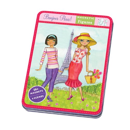 Mudpuppy Bonjour Paris! Magnetic Figures