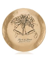 Handmade Wedding Bells Plate by Wendell August Forge by 