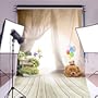 Mohoo 3x5ft Bear Ballon Children Wooden Floor Photography Backdrops Photo Props Studio Background