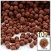 The Crafts Outlet 100-Piece Multi Purpose Pom Poms, Acrylic, 7mm/0.28-inch, Round, White