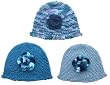 Handmade Acrylic Lightweight Hat with Crocheted Removable Flower Pin - 100% Crocheted By Hand (One Size Fits Most Teens and Women)