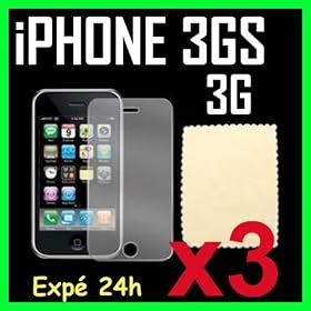 ScreenGUARD Film de protection �cran pour APPLE IPHONE 3G 3GS PACK DE 3