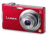 Panasonic Lumix FS16 Digital Camera - Red (14.1MP, 4x Optical Zoom)  2.7 inch LCD