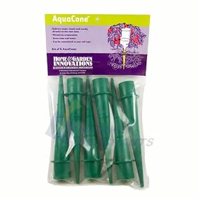 Aqua Cone Aqua Spike - Green - Set of 6 Automatic Plant Watering System