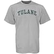 Tulane Green Wave Ash Arch Logo T-shirt