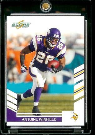 2007 Score # 67 Antoine Winfield - Minnesota Vikings - NFL Football Card