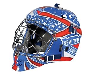 Franklin Sports NHL New York Rangers SX Comp GFM 100 Goalie Face Mask